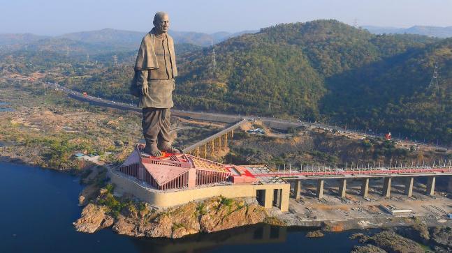The Statue of Unity, India (Current tallest statue in the World)