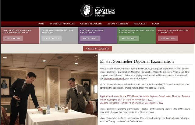 Master Sommelier Diploma is known as number one toughest exam in the world